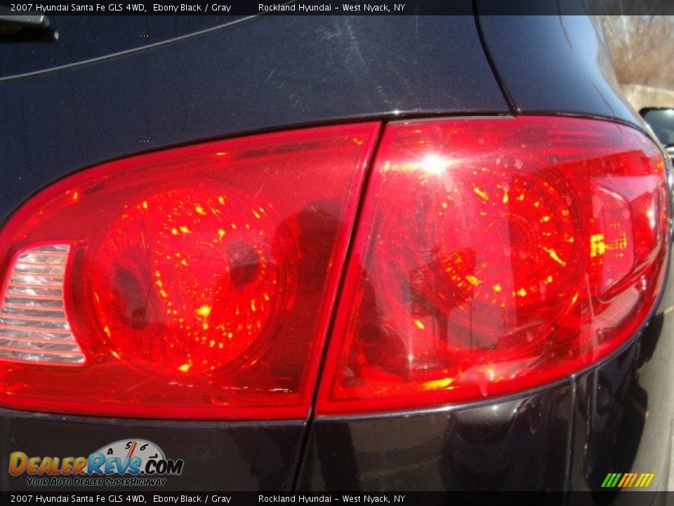 2007 Hyundai Santa Fe GLS 4WD Ebony Black / Gray Photo #20