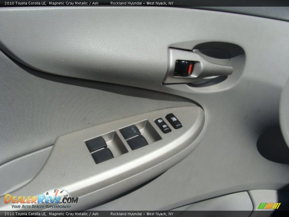 2010 Toyota Corolla LE Magnetic Gray Metallic / Ash Photo #8