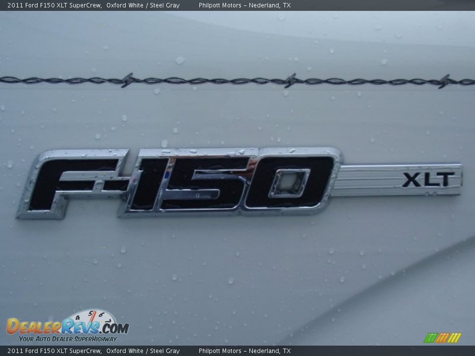2011 Ford F150 XLT SuperCrew Oxford White / Steel Gray Photo #16