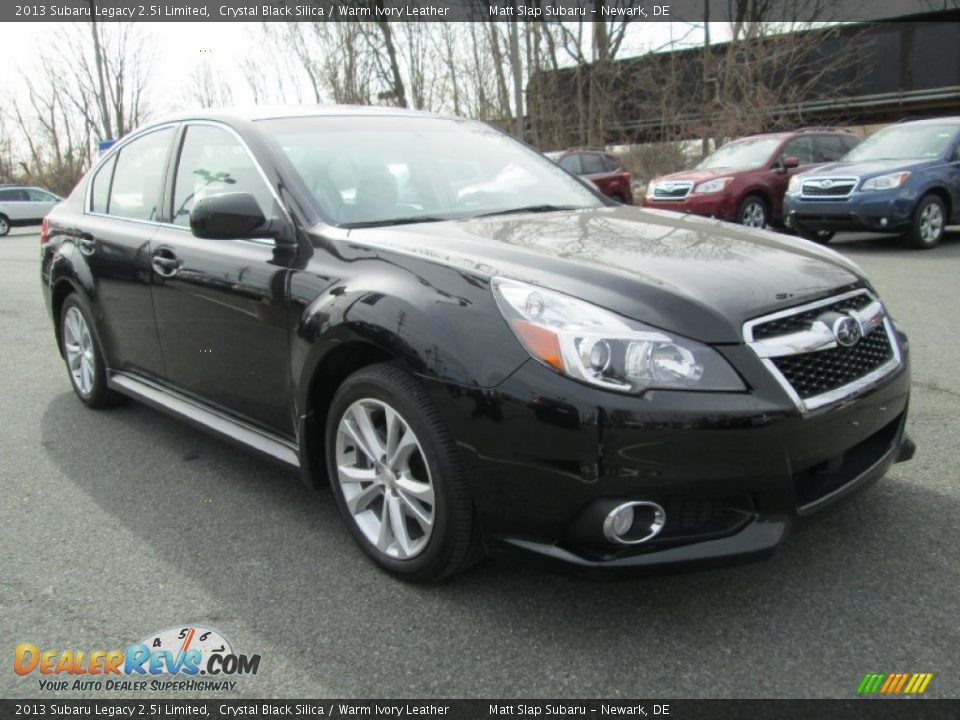 2013 Subaru Legacy 2.5i Limited Crystal Black Silica / Warm Ivory Leather Photo #4