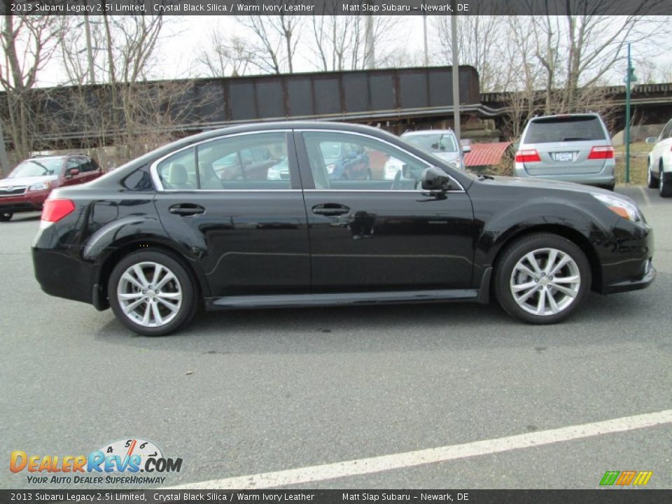 2013 Subaru Legacy 2.5i Limited Crystal Black Silica / Warm Ivory Leather Photo #5