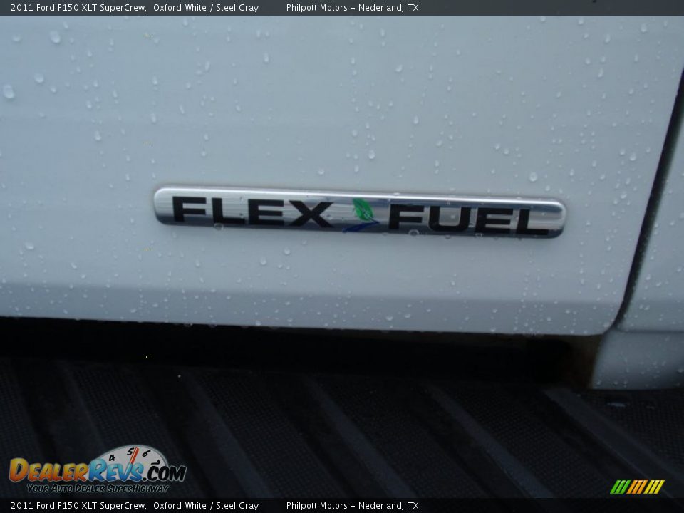 2011 Ford F150 XLT SuperCrew Oxford White / Steel Gray Photo #20
