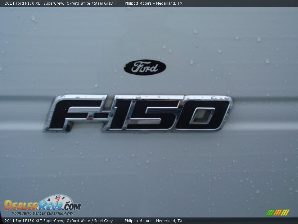 2011 Ford F150 XLT SuperCrew Oxford White / Steel Gray Photo #22