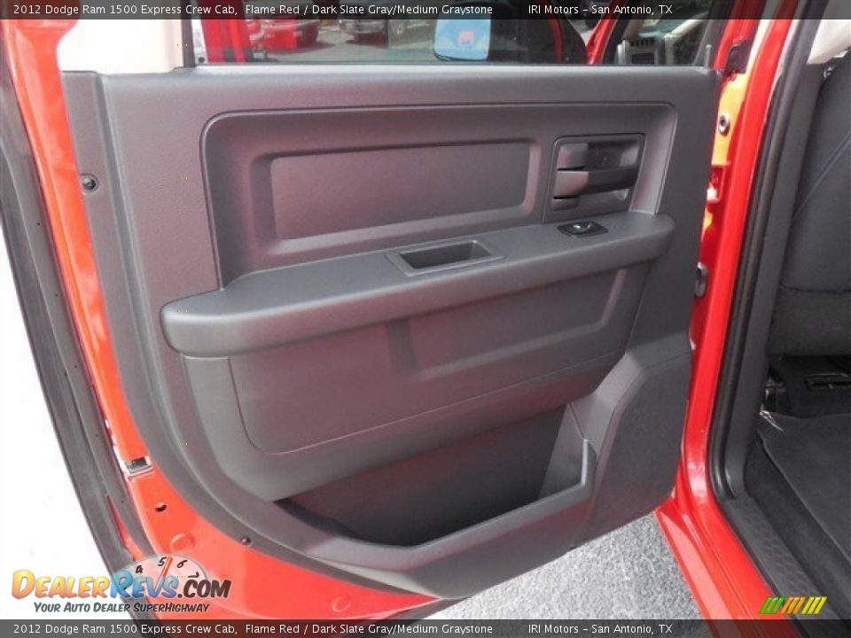 2012 Dodge Ram 1500 Express Crew Cab Flame Red / Dark Slate Gray/Medium Graystone Photo #15