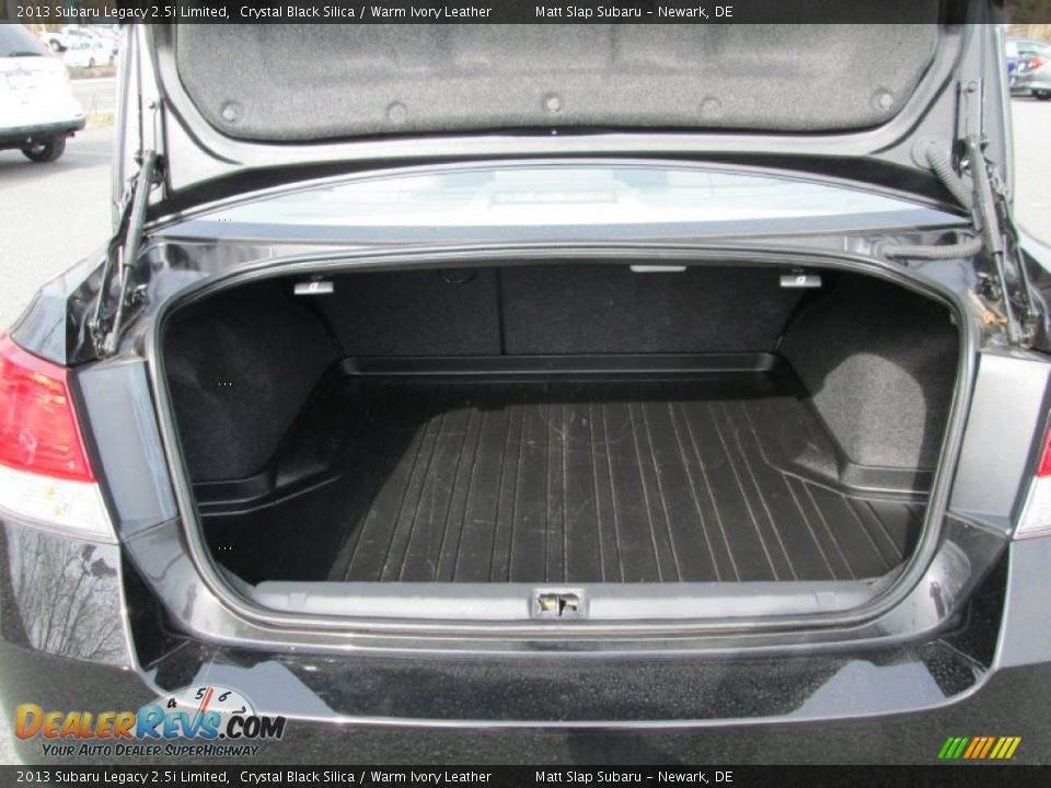 2013 Subaru Legacy 2.5i Limited Crystal Black Silica / Warm Ivory Leather Photo #19