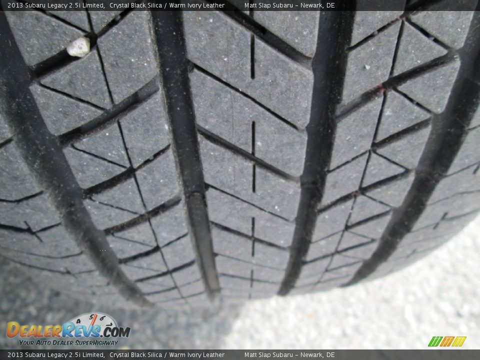2013 Subaru Legacy 2.5i Limited Crystal Black Silica / Warm Ivory Leather Photo #23