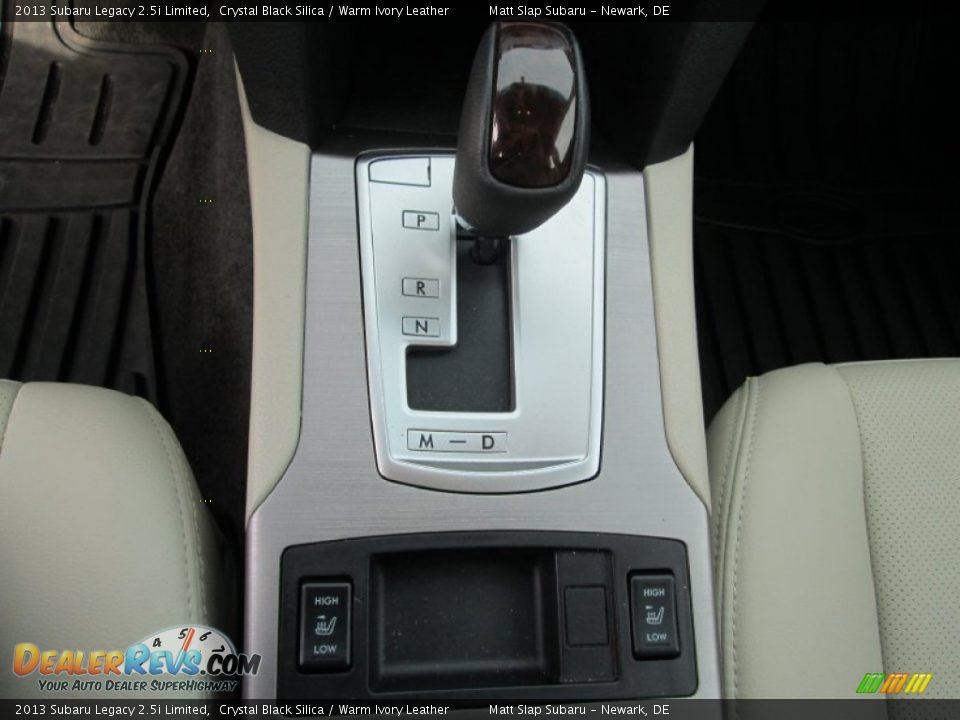 2013 Subaru Legacy 2.5i Limited Crystal Black Silica / Warm Ivory Leather Photo #26