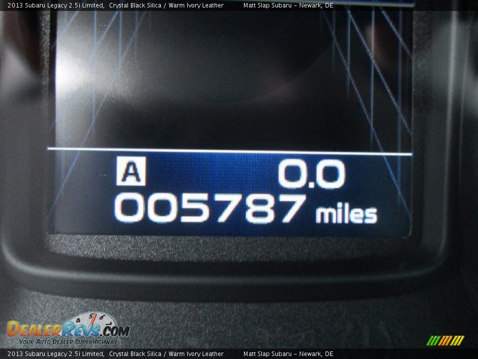 2013 Subaru Legacy 2.5i Limited Crystal Black Silica / Warm Ivory Leather Photo #28