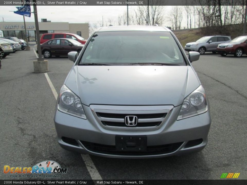 2006 Honda Odyssey EX-L Silver Pearl Metallic / Gray Photo #3
