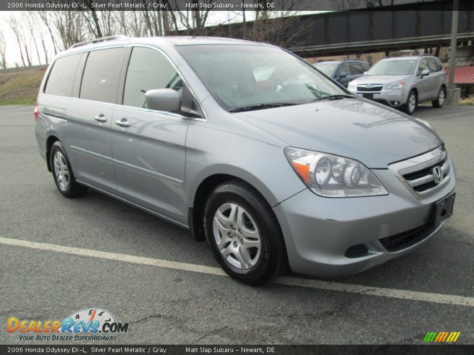 2006 Honda Odyssey EX-L Silver Pearl Metallic / Gray Photo #4