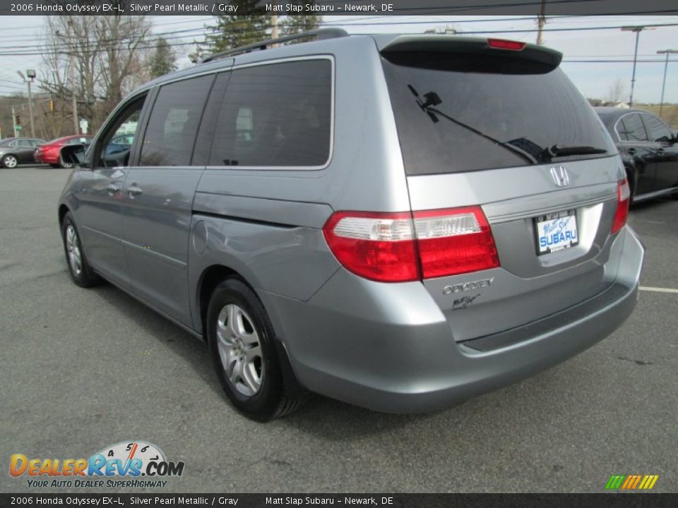 2006 Honda Odyssey EX-L Silver Pearl Metallic / Gray Photo #8