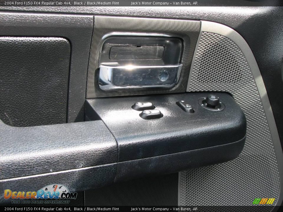 2004 Ford F150 FX4 Regular Cab 4x4 Black / Black/Medium Flint Photo #9