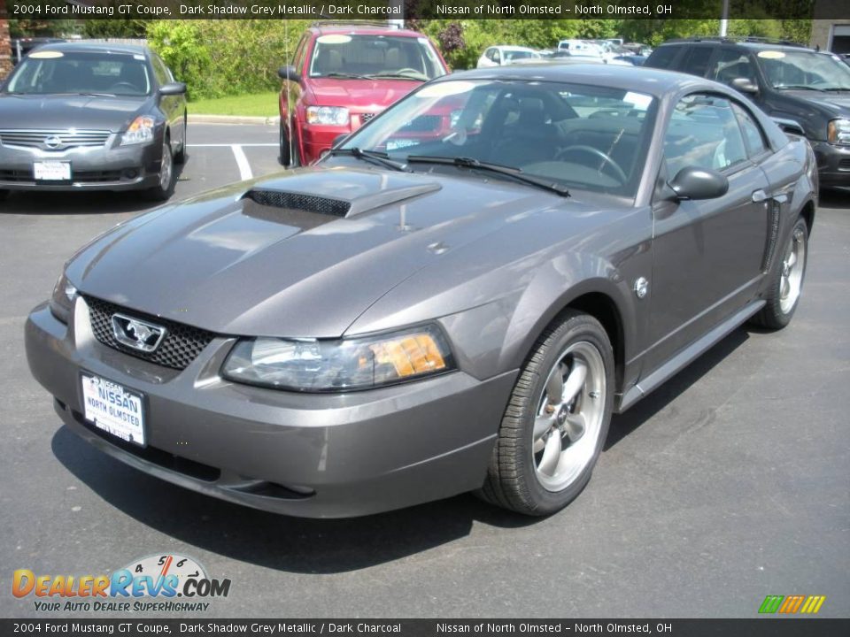 2004 Ford Mustang GT Coupe Dark Shadow Grey Metallic / Dark Charcoal Photo #1