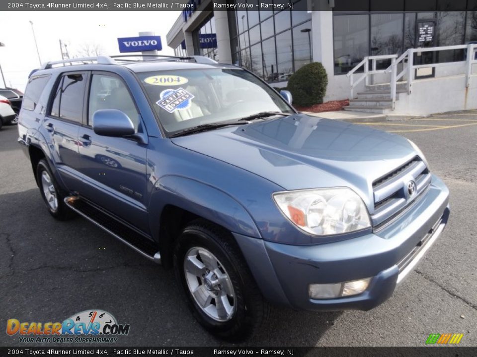2004 Toyota 4Runner Limited 4x4 Pacific Blue Metallic / Taupe Photo #1
