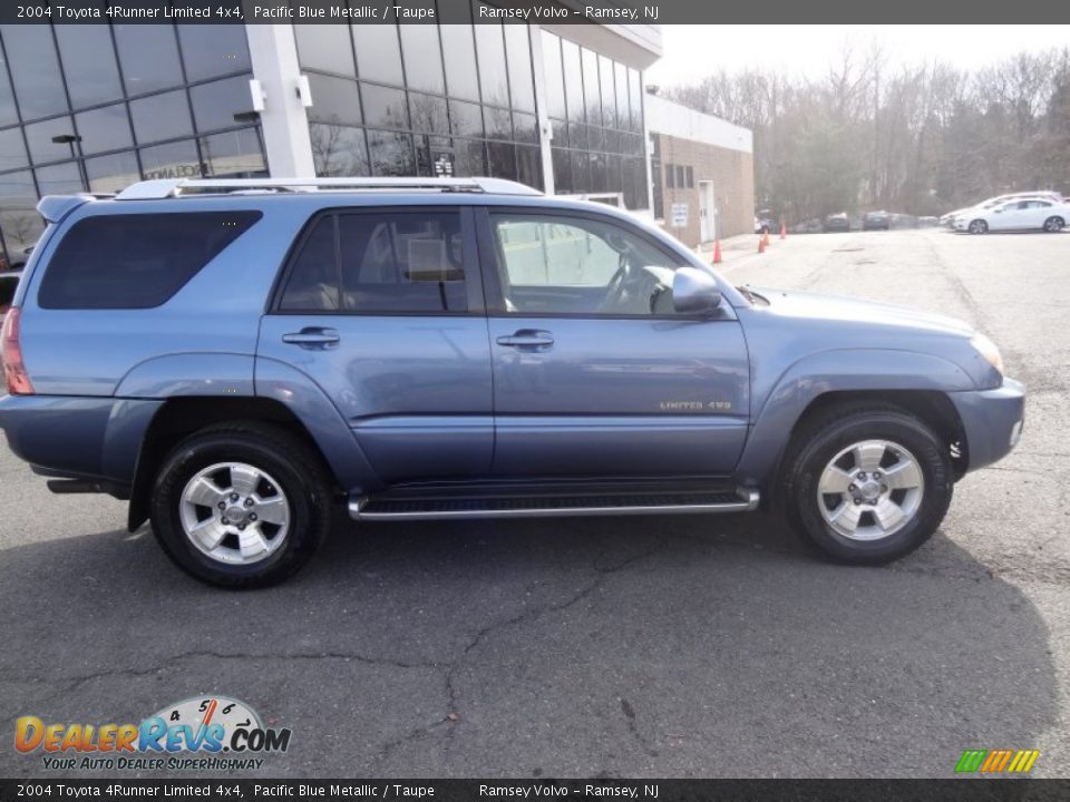 2004 Toyota 4Runner Limited 4x4 Pacific Blue Metallic / Taupe Photo #2