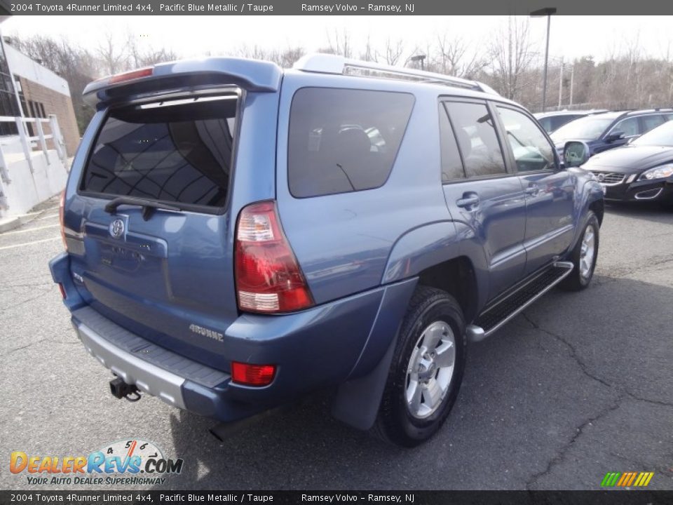 2004 Toyota 4Runner Limited 4x4 Pacific Blue Metallic / Taupe Photo #3
