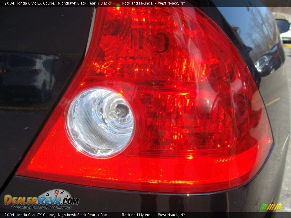 2004 Honda Civic EX Coupe Nighthawk Black Pearl / Black Photo #20