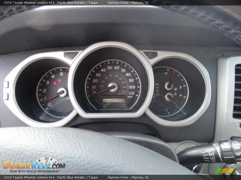 2004 Toyota 4Runner Limited 4x4 Pacific Blue Metallic / Taupe Photo #10