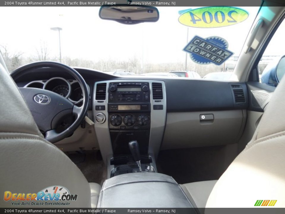 2004 Toyota 4Runner Limited 4x4 Pacific Blue Metallic / Taupe Photo #11