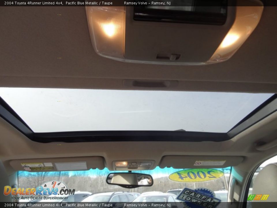 2004 Toyota 4Runner Limited 4x4 Pacific Blue Metallic / Taupe Photo #12