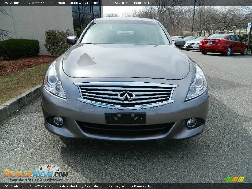 2012 Infiniti G 37 x AWD Sedan Graphite Shadow / Graphite Photo #1