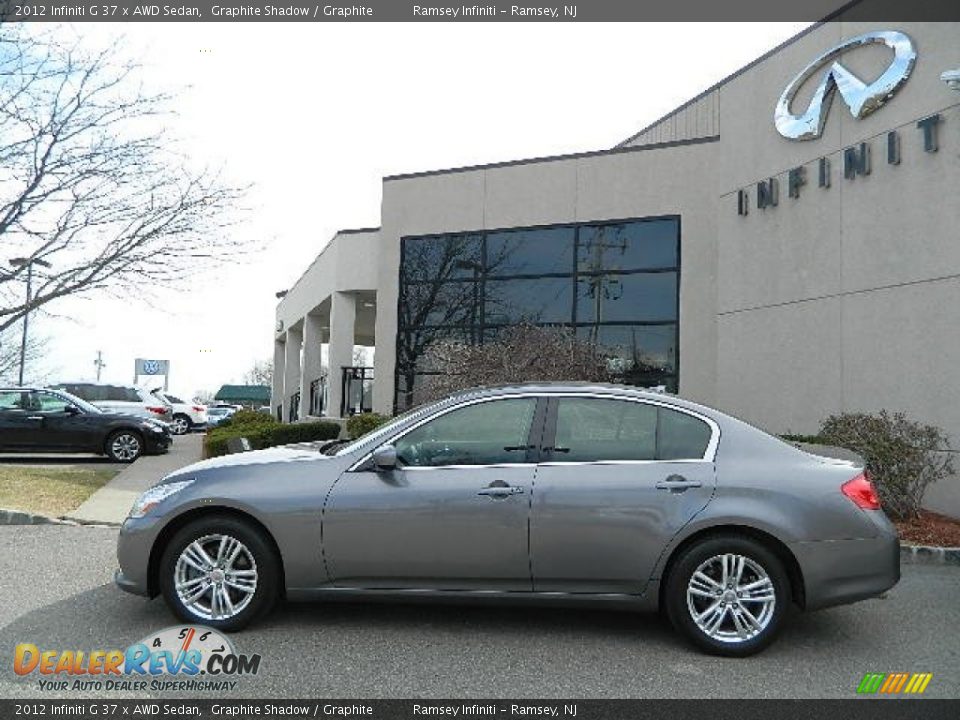 2012 Infiniti G 37 x AWD Sedan Graphite Shadow / Graphite Photo #2