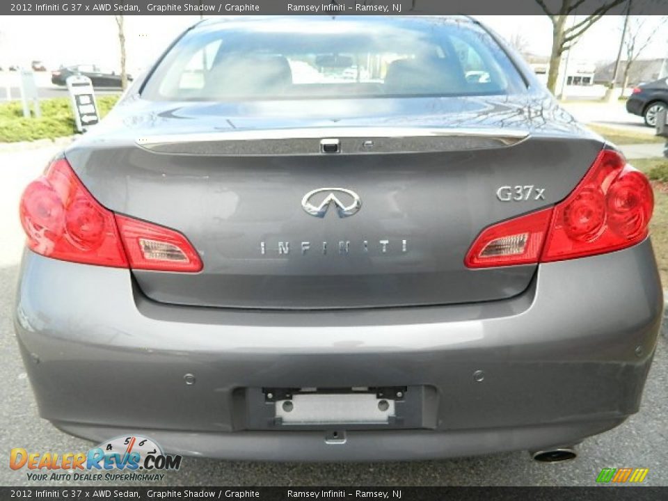 2012 Infiniti G 37 x AWD Sedan Graphite Shadow / Graphite Photo #3