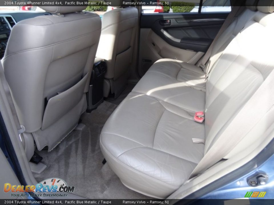 2004 Toyota 4Runner Limited 4x4 Pacific Blue Metallic / Taupe Photo #14