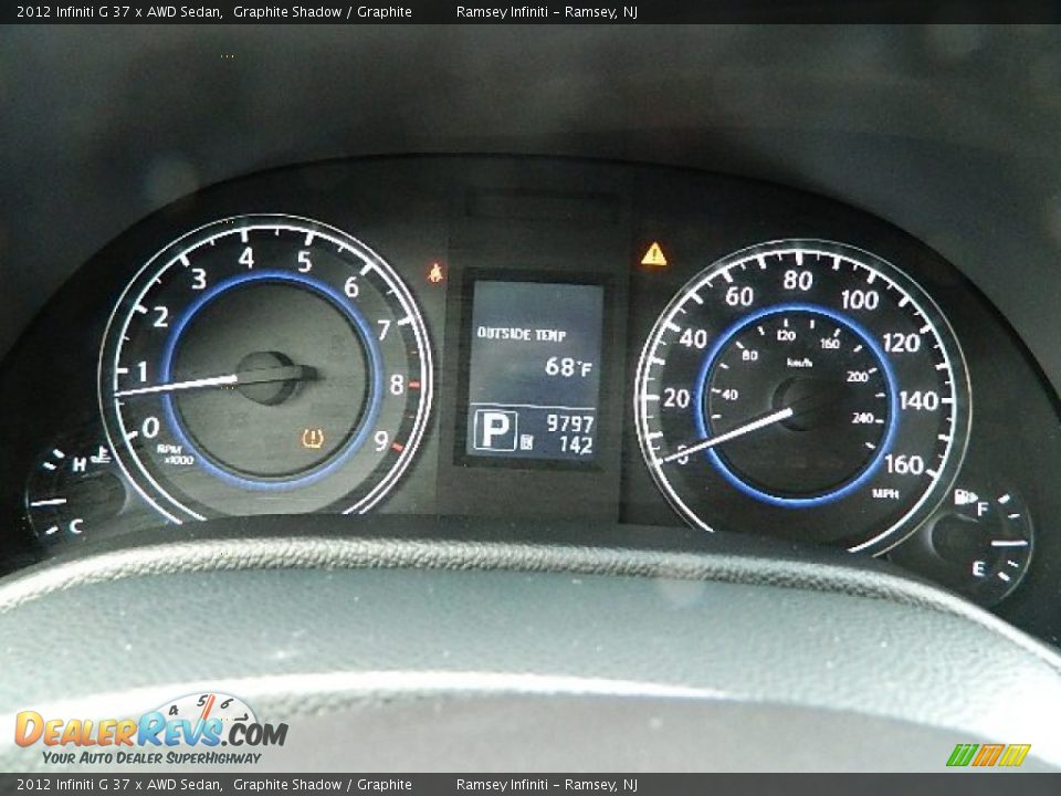 2012 Infiniti G 37 x AWD Sedan Graphite Shadow / Graphite Photo #4