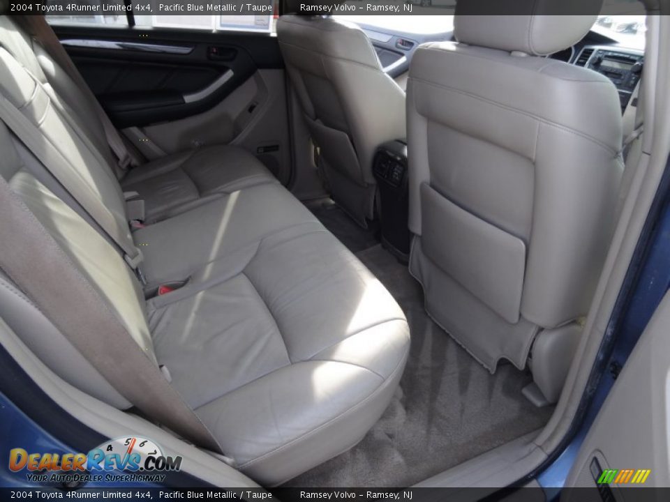 2004 Toyota 4Runner Limited 4x4 Pacific Blue Metallic / Taupe Photo #15