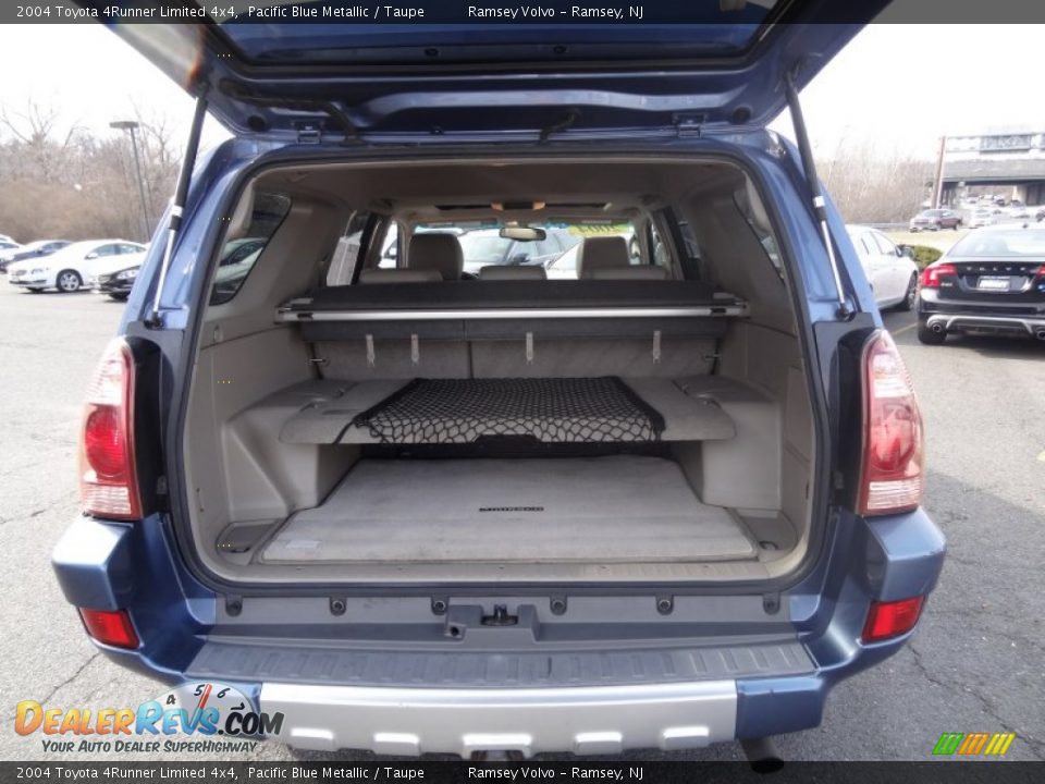2004 Toyota 4Runner Limited 4x4 Pacific Blue Metallic / Taupe Photo #17
