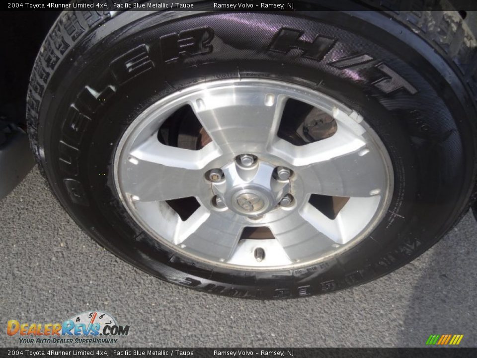 2004 Toyota 4Runner Limited 4x4 Pacific Blue Metallic / Taupe Photo #18