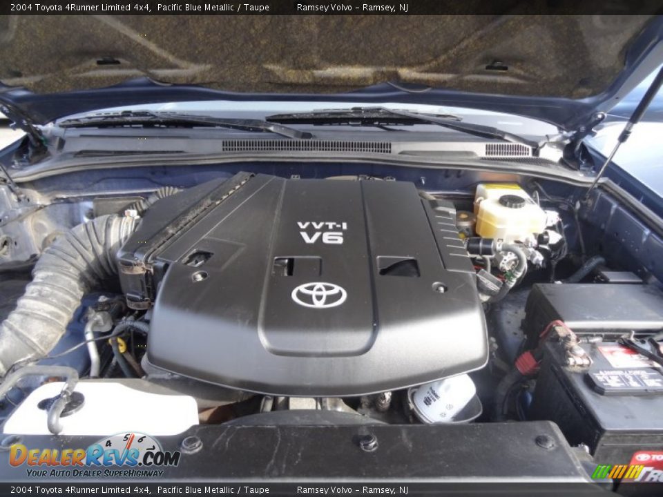 2004 Toyota 4Runner Limited 4x4 Pacific Blue Metallic / Taupe Photo #21