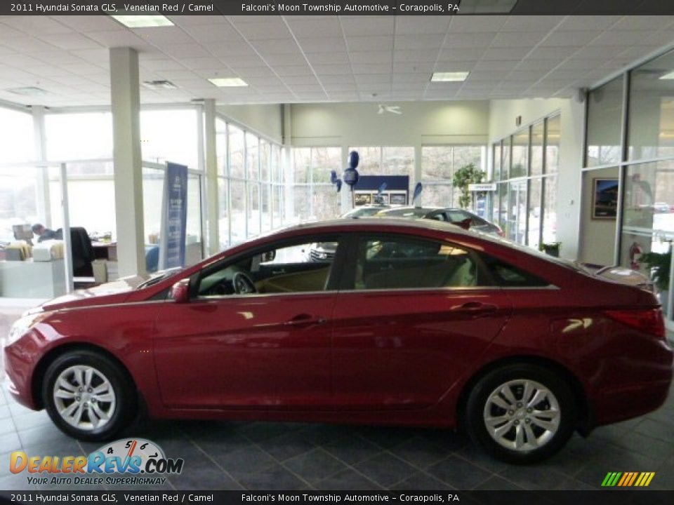 2011 Hyundai Sonata GLS Venetian Red / Camel Photo #5