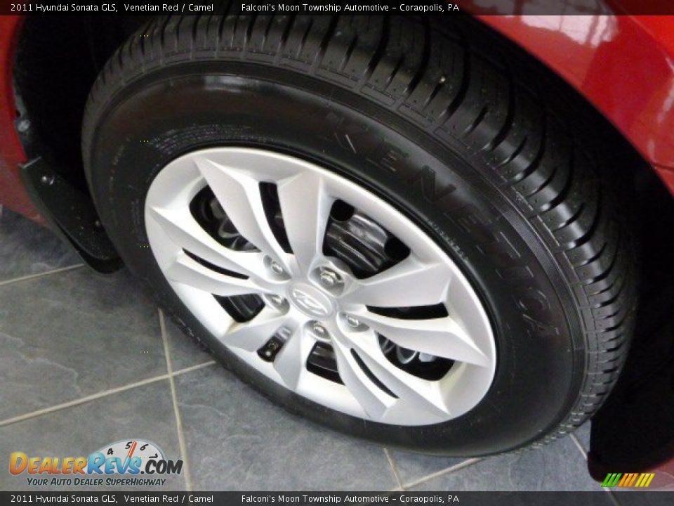 2011 Hyundai Sonata GLS Venetian Red / Camel Photo #9
