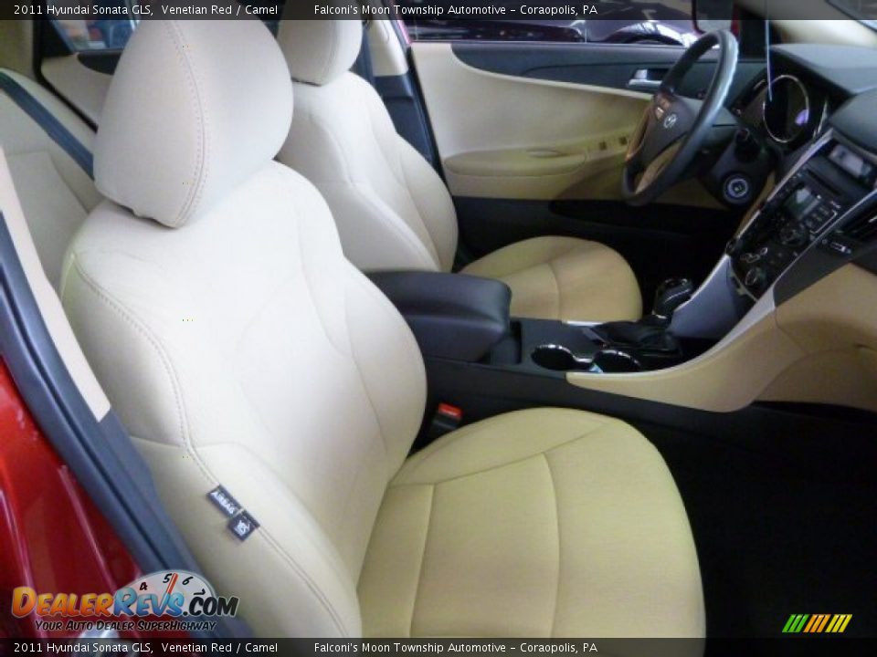 2011 Hyundai Sonata GLS Venetian Red / Camel Photo #10