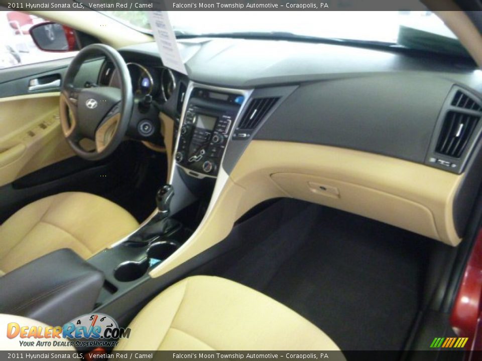 2011 Hyundai Sonata GLS Venetian Red / Camel Photo #11