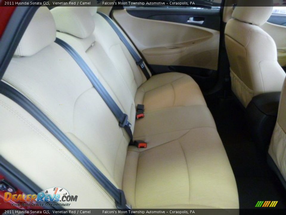 2011 Hyundai Sonata GLS Venetian Red / Camel Photo #13