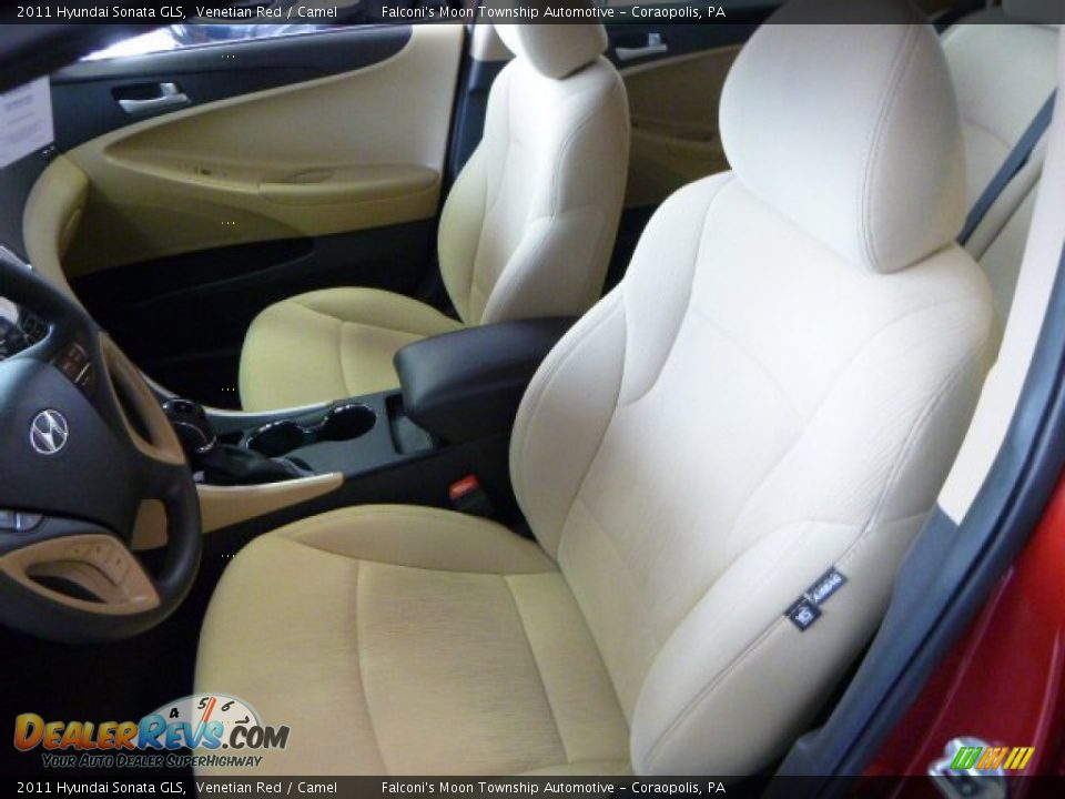 2011 Hyundai Sonata GLS Venetian Red / Camel Photo #15