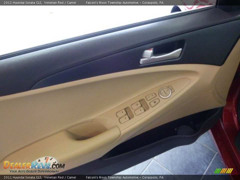 2011 Hyundai Sonata GLS Venetian Red / Camel Photo #19