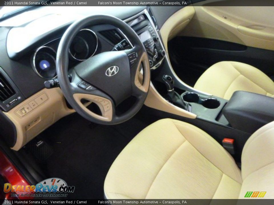 2011 Hyundai Sonata GLS Venetian Red / Camel Photo #20