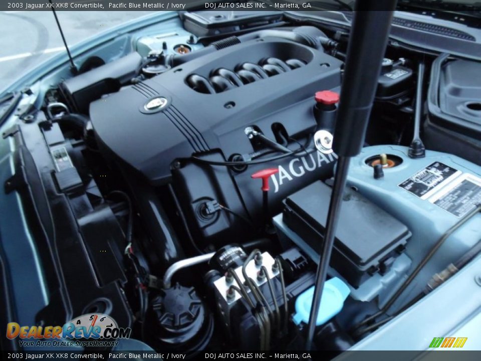 2003 Jaguar XK XK8 Convertible 4.2 Liter DOHC 32-Valve V8 Engine Photo #28