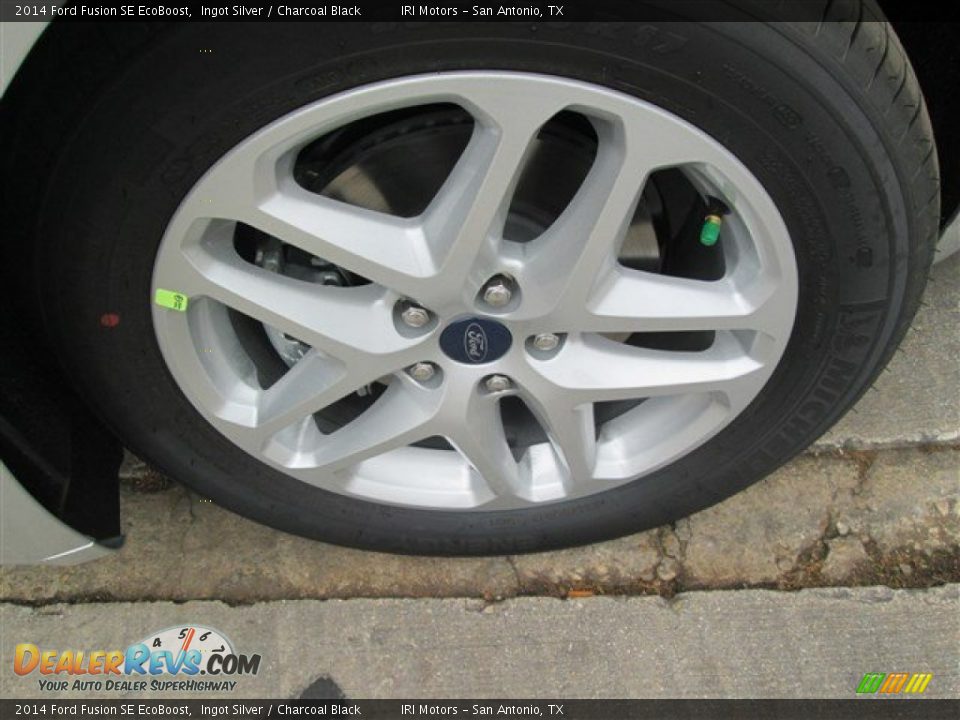 2014 Ford Fusion SE EcoBoost Ingot Silver / Charcoal Black Photo #2