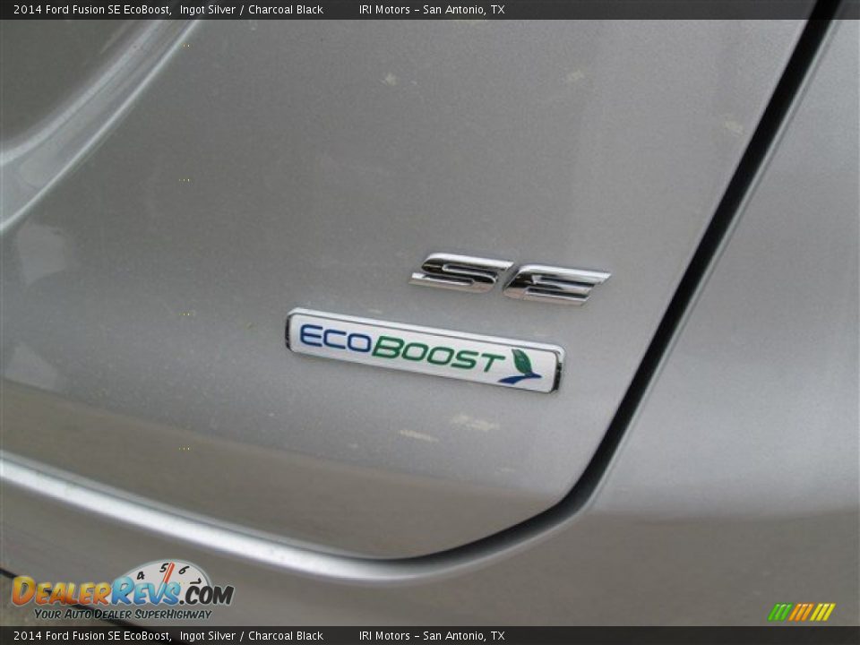 2014 Ford Fusion SE EcoBoost Ingot Silver / Charcoal Black Photo #4