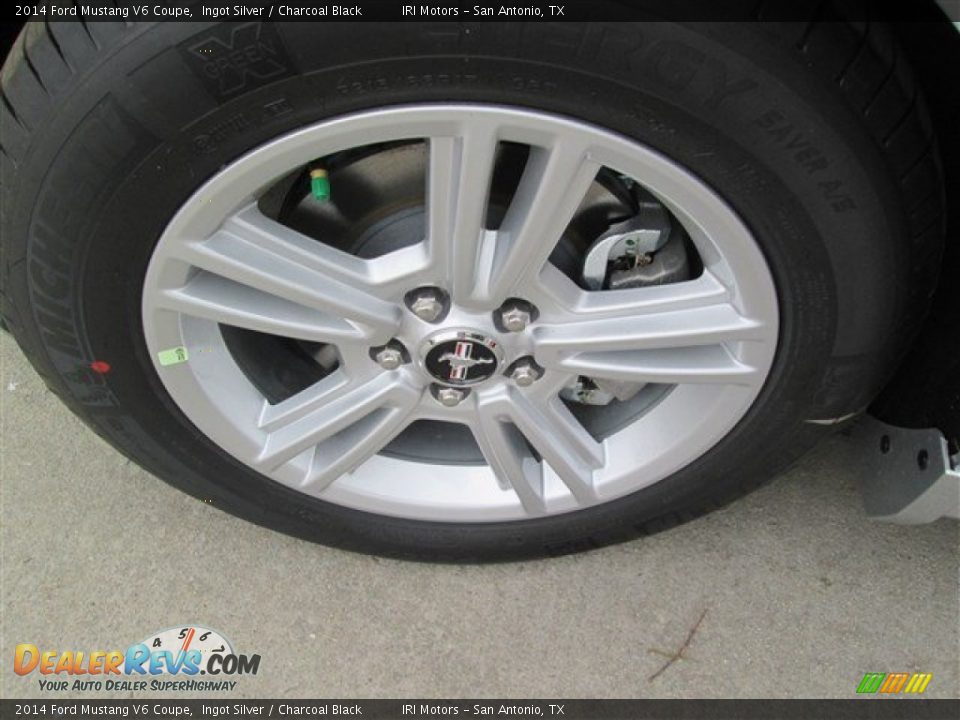 2014 Ford Mustang V6 Coupe Ingot Silver / Charcoal Black Photo #2