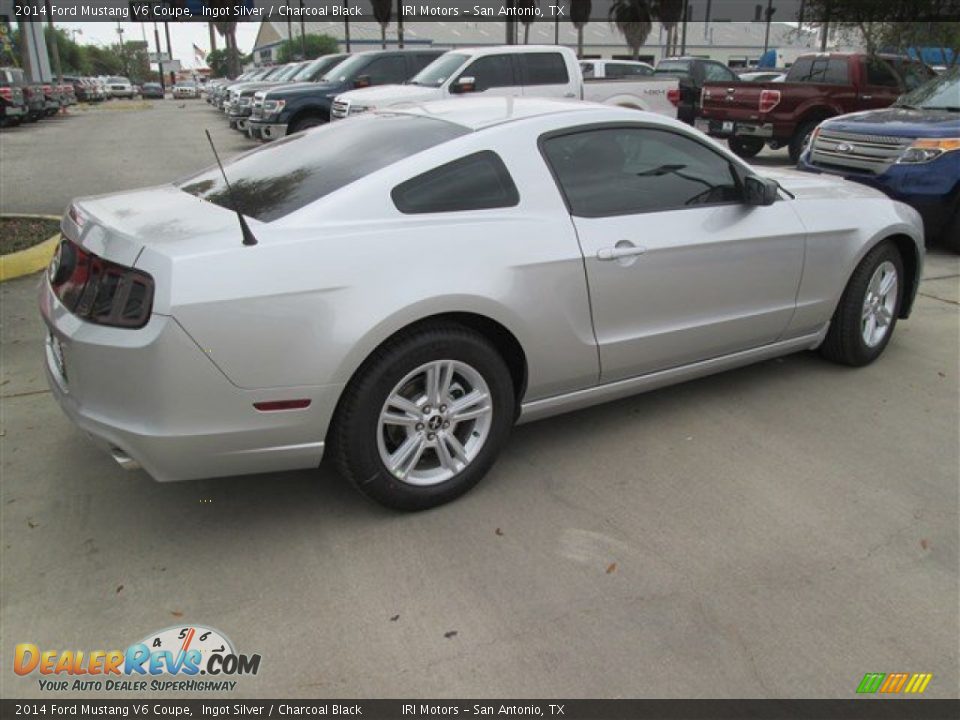 2014 Ford Mustang V6 Coupe Ingot Silver / Charcoal Black Photo #4