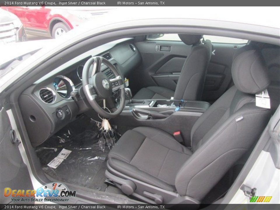 2014 Ford Mustang V6 Coupe Ingot Silver / Charcoal Black Photo #6