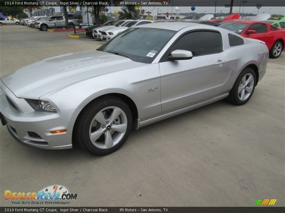 2014 Ford Mustang GT Coupe Ingot Silver / Charcoal Black Photo #1