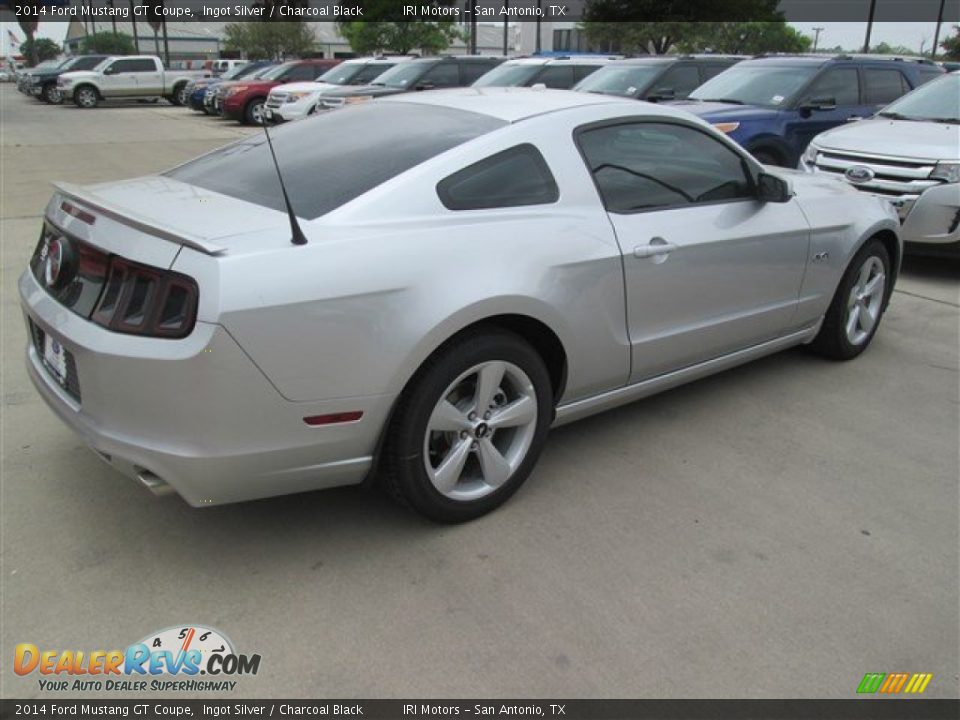 2014 Ford Mustang GT Coupe Ingot Silver / Charcoal Black Photo #5