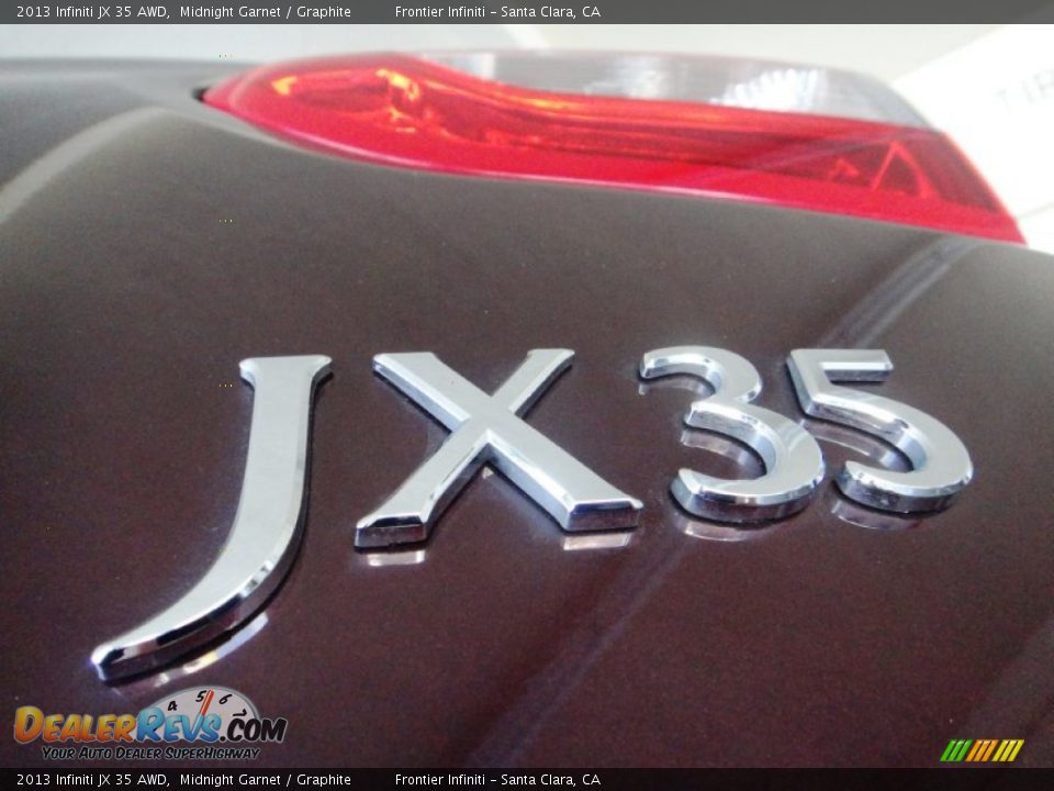 2013 Infiniti JX 35 AWD Midnight Garnet / Graphite Photo #23